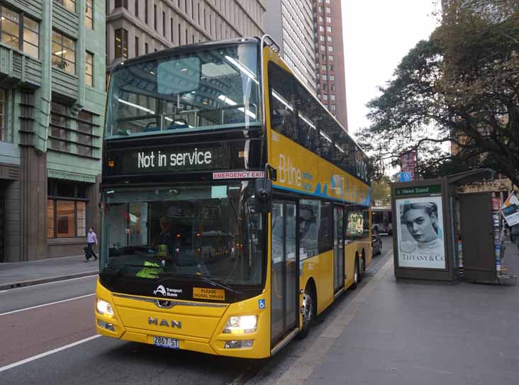 Sydney Buses MAN ND323F Gemilang Eco doubledecker B-Line 2867